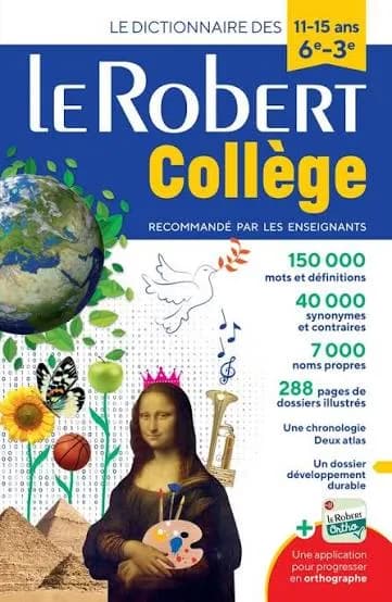 Dictionnaire Le Robert collège - 11/15 ans - 6e-5e-4e-3e